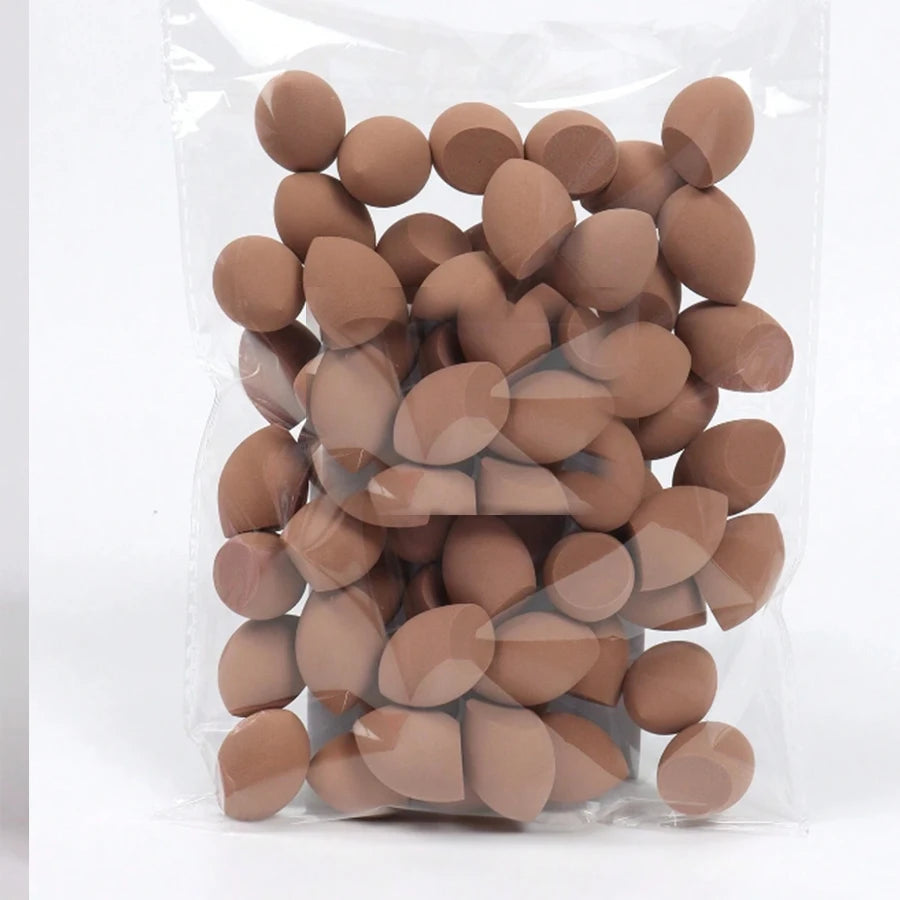 Kit 20 Mini Puffs de Dedo – Esponja Macia para Corretivo, Pó e Selagem sob os Olhos