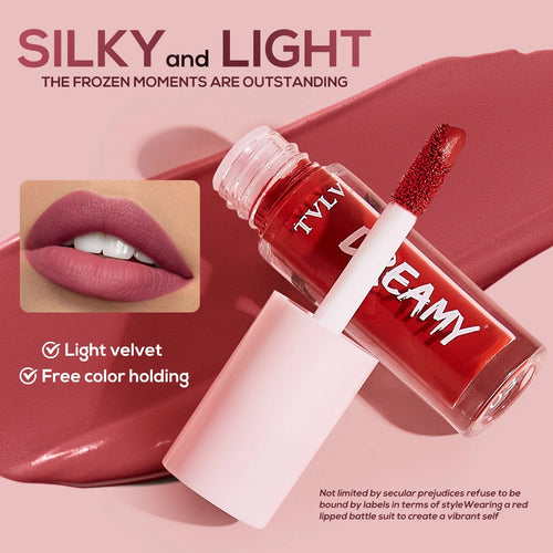 10pcs Lip Gloss Velvet Lipstick - À Prova de Tudo e 24h de Duração!