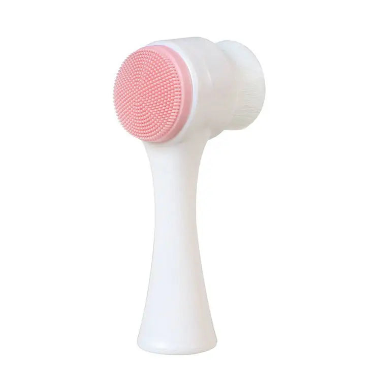 Escova Facial Dual-Action 3D – Limpeza Profunda e Massagem Relaxante