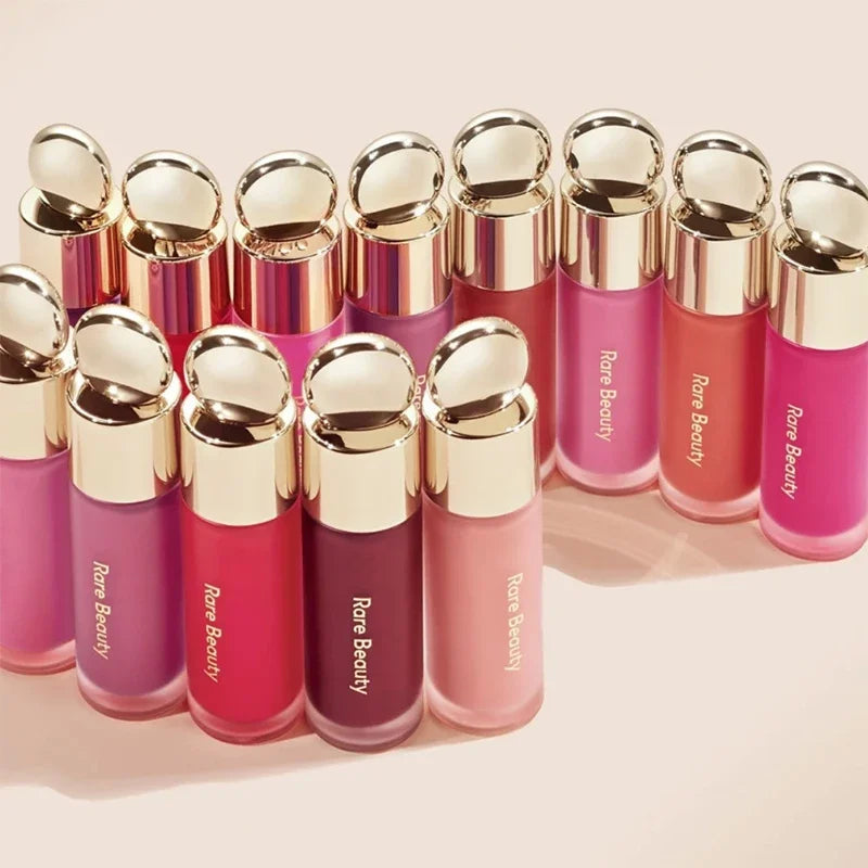 Rare Beauty Blush e Batom Líquido 3 em 1: Cor Natural para Bochechas, Olhos e Lábios