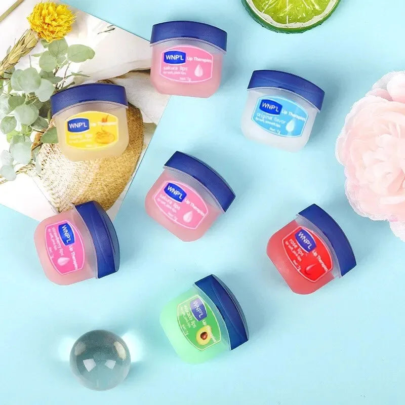 KIT 4/6/8 Unidades Lip Balm Natural – Hidratação Profunda e Brilho de Geleia (Jelly)