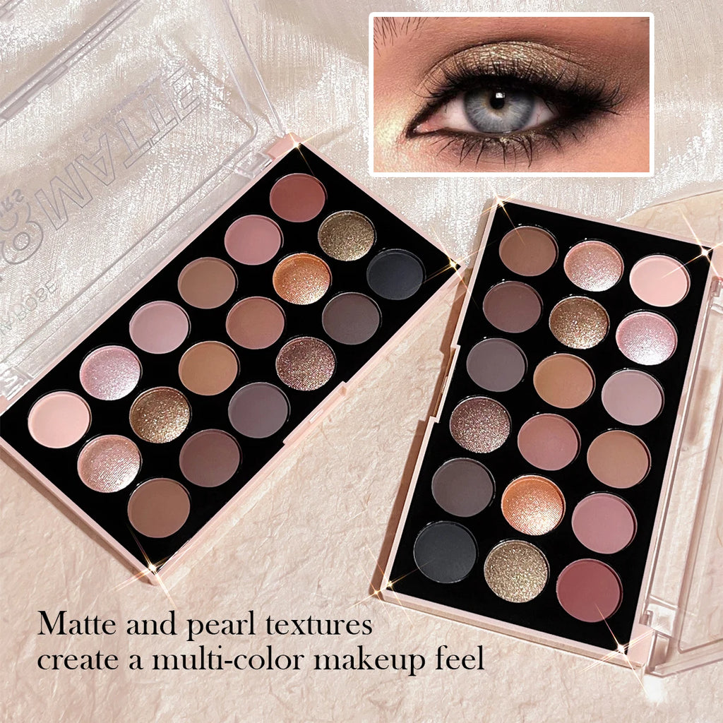 18-Cores Paleta de Sombras ANNA ROSE de Alta Performance