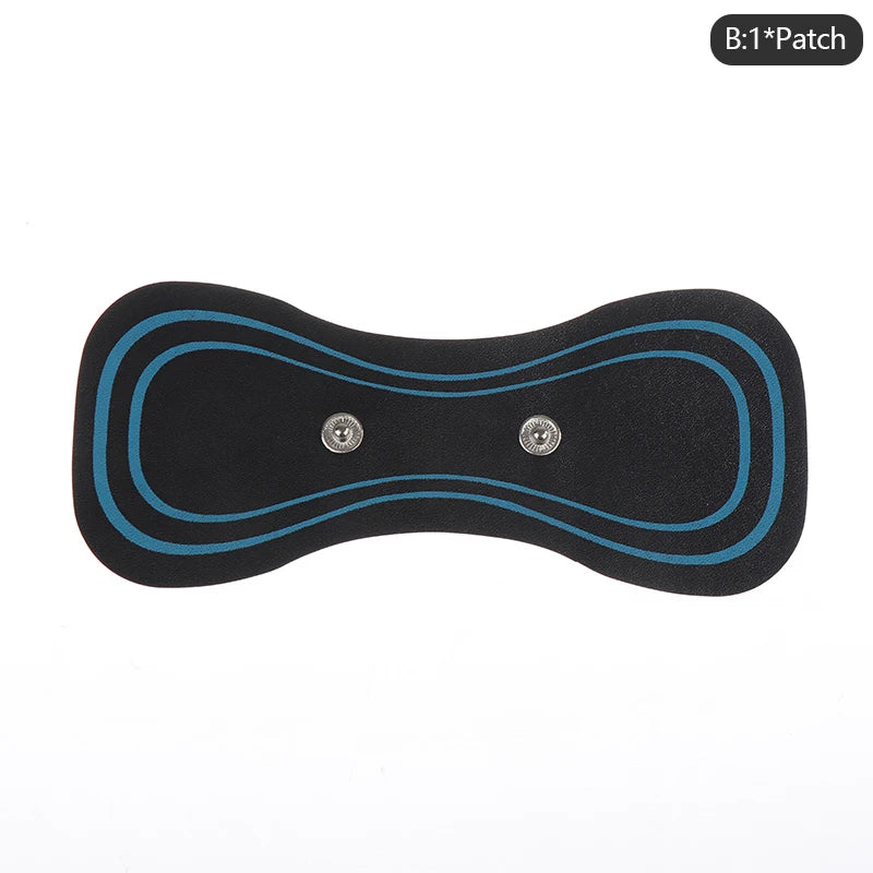 Massageador Cervical EMS Portátil: Alívio da Dor com 8 Modos de Pulso e Estimulação Muscular