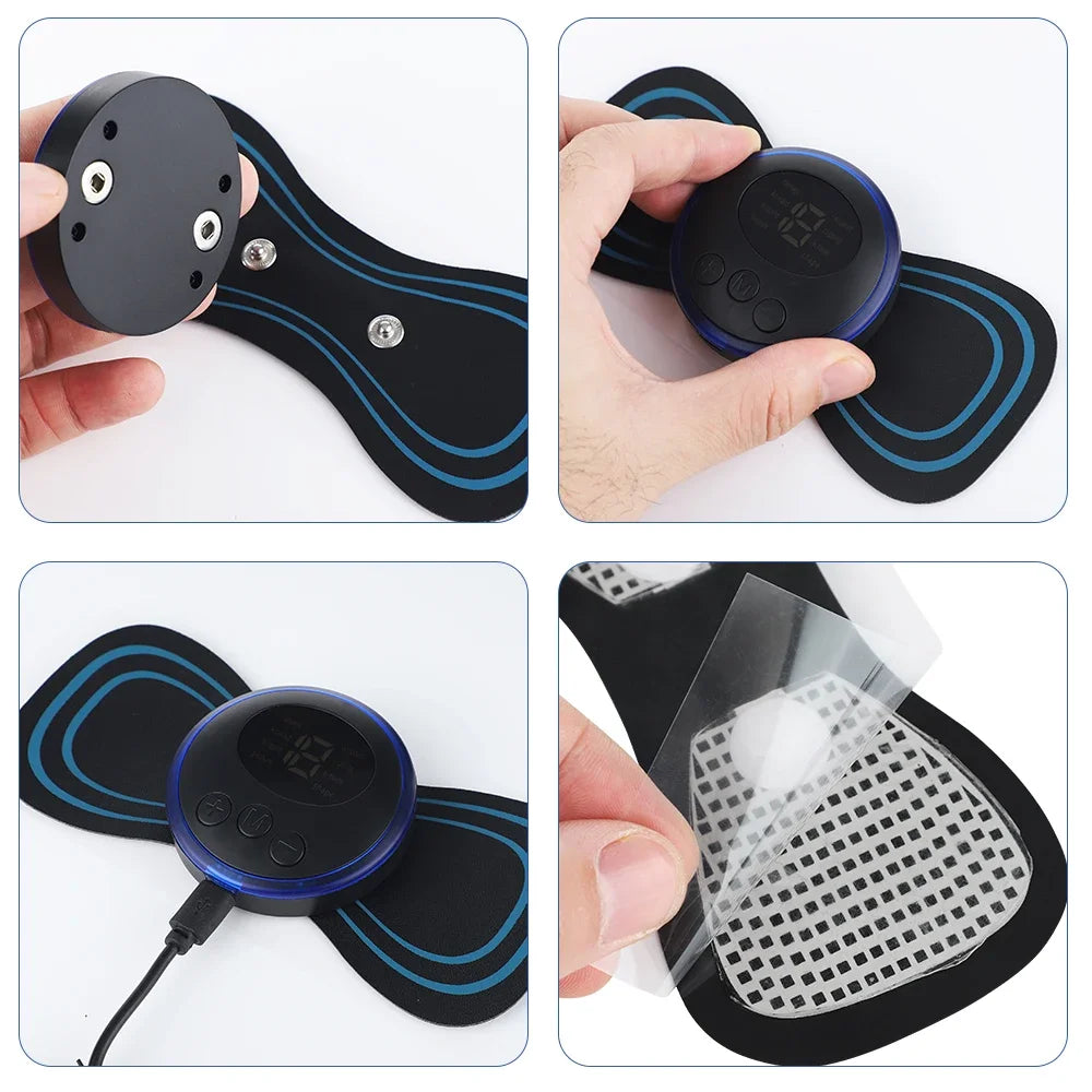 Massageador Cervical EMS Pro – Alívio de Tensões e Relaxamento de Ombros
