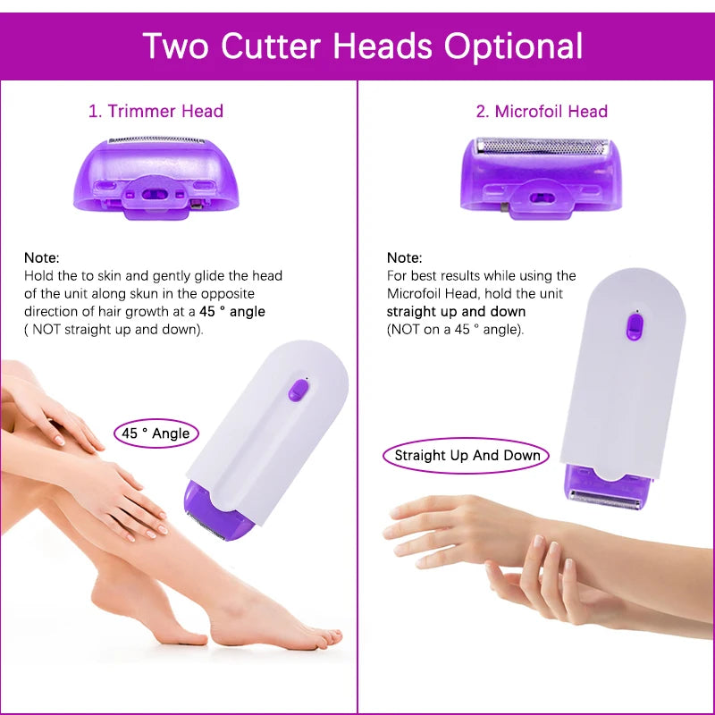 Depilador BODY DEPYL indolor com Sensor de Toque – Tecnologia Laser Light para Depilação