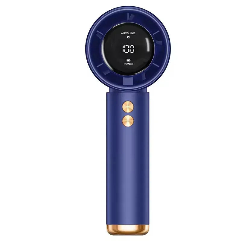 Ventilador de Bolso Ultra Potente – Display Digital e Controle Total de Ventilação