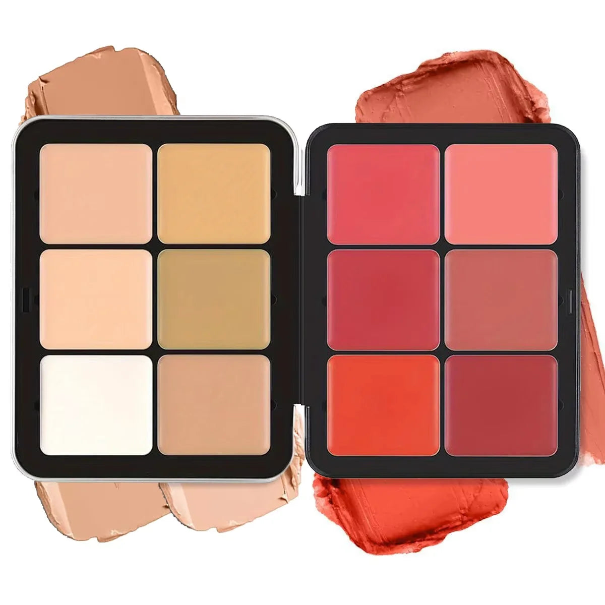 12 Cores Paleta de Blush Profissional Master Face  – Edição de Luxo em Lata