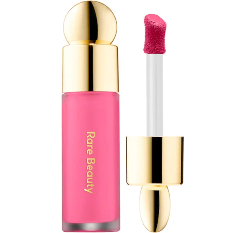 Rare Beauty Blush e Batom Líquido 3 em 1: Cor Natural para Bochechas, Olhos e Lábios