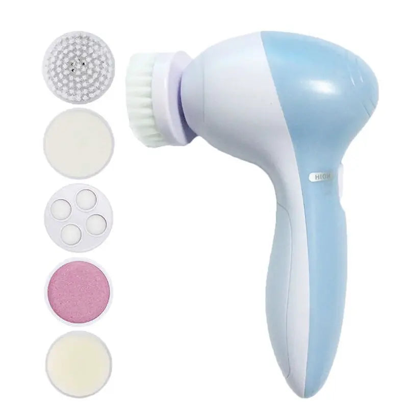 Sistema de Limpeza Facial 5 em 1 – Spa Facial Elétrico Gold Edition