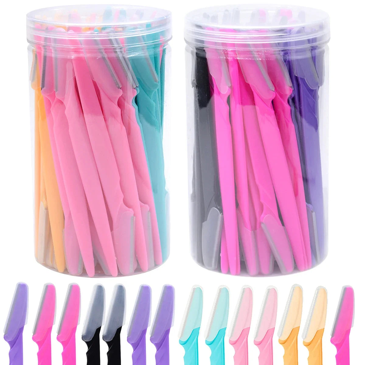 Mega Kit 30 Lâminas de Sobrancelha ZXZZS – Edição com Estojo Organizador