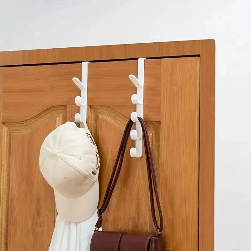 Cabideiro Organizador Multiúso – 5 Ganchos de Alta Resistência (Design Clean)