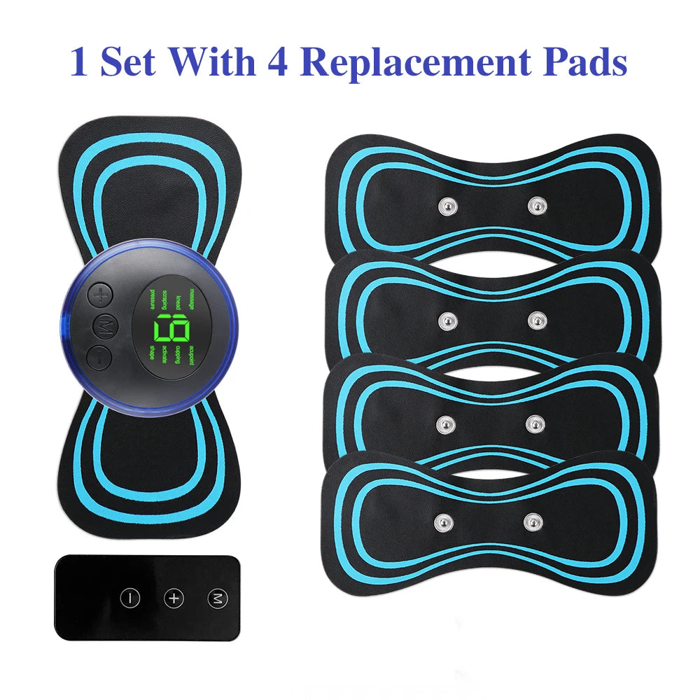 Massageador de Pescoço e Ombros Portátil – Relaxamento Profundo EMS