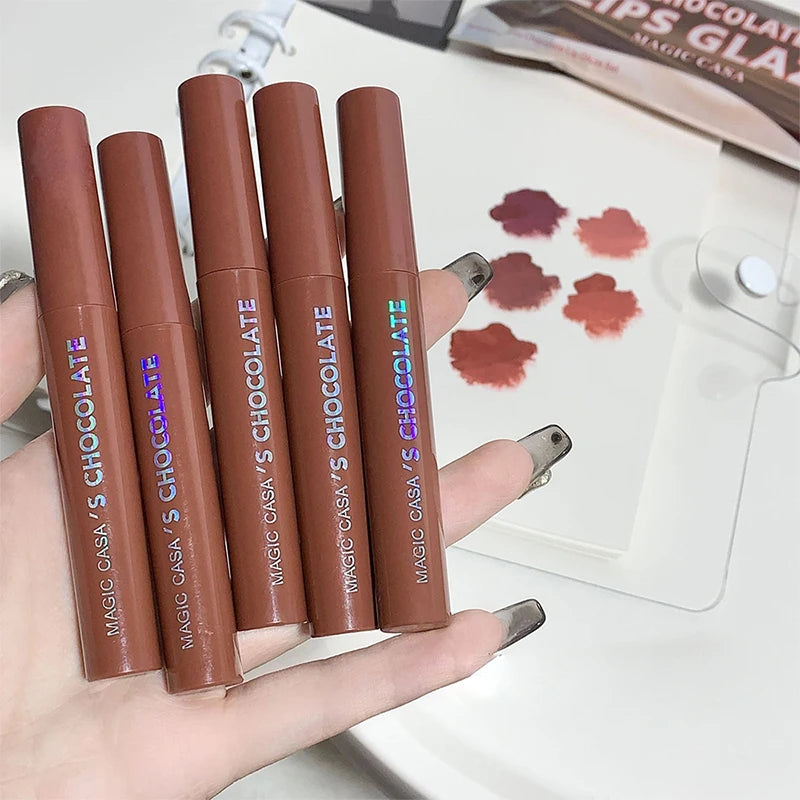 Kit Chocolate Five: 5 Batons Líquidos Matte com Efeito Aveludado