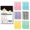 432pcs Adesivos Secativos Estrela Colorida – Transforme sua Acne em Acessório de Estilo!