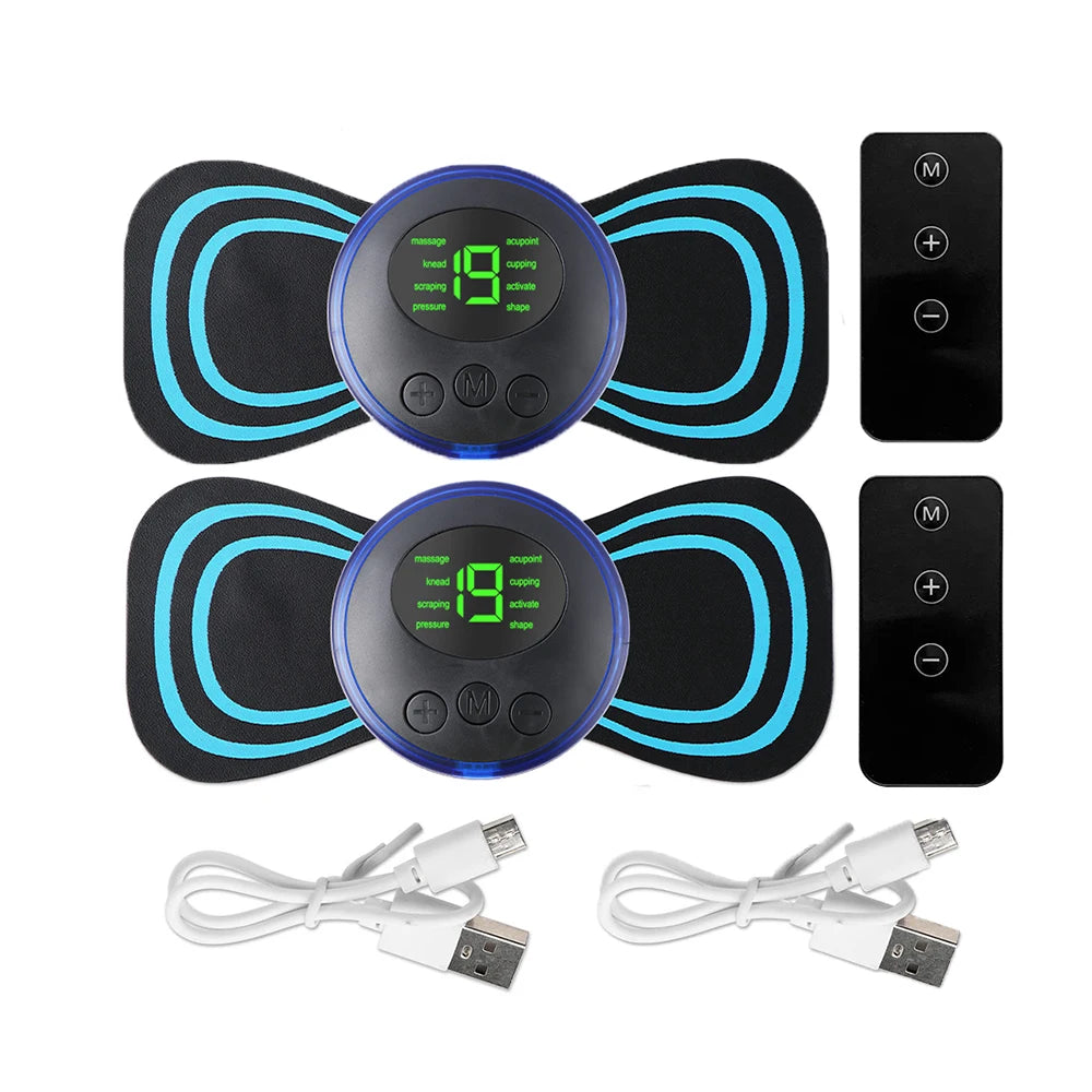 Massageador de Pescoço e Ombros Portátil – Relaxamento Profundo EMS