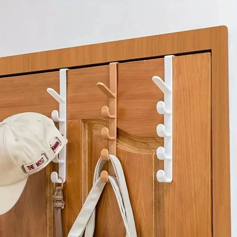 Cabideiro Organizador Multiúso – 5 Ganchos de Alta Resistência (Design Clean)