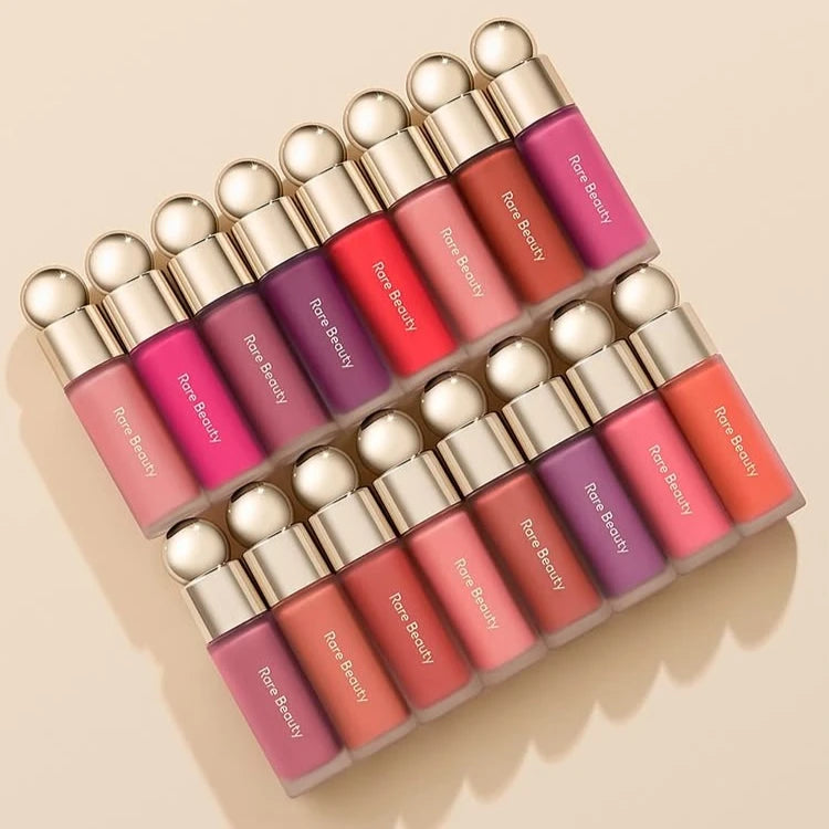 Rare Beauty Blush e Batom Líquido 3 em 1: Cor Natural para Bochechas, Olhos e Lábios