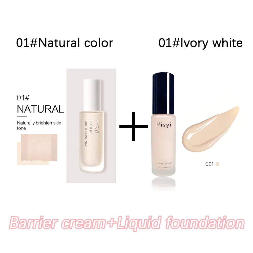 Base Invisível Hisyi: Cobertura Perfeita com Toque de Creme Hidratante.