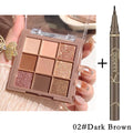 Paleta de Sombras Multifuncional – 8+ Cores com Acabamento Glitter e Metálico