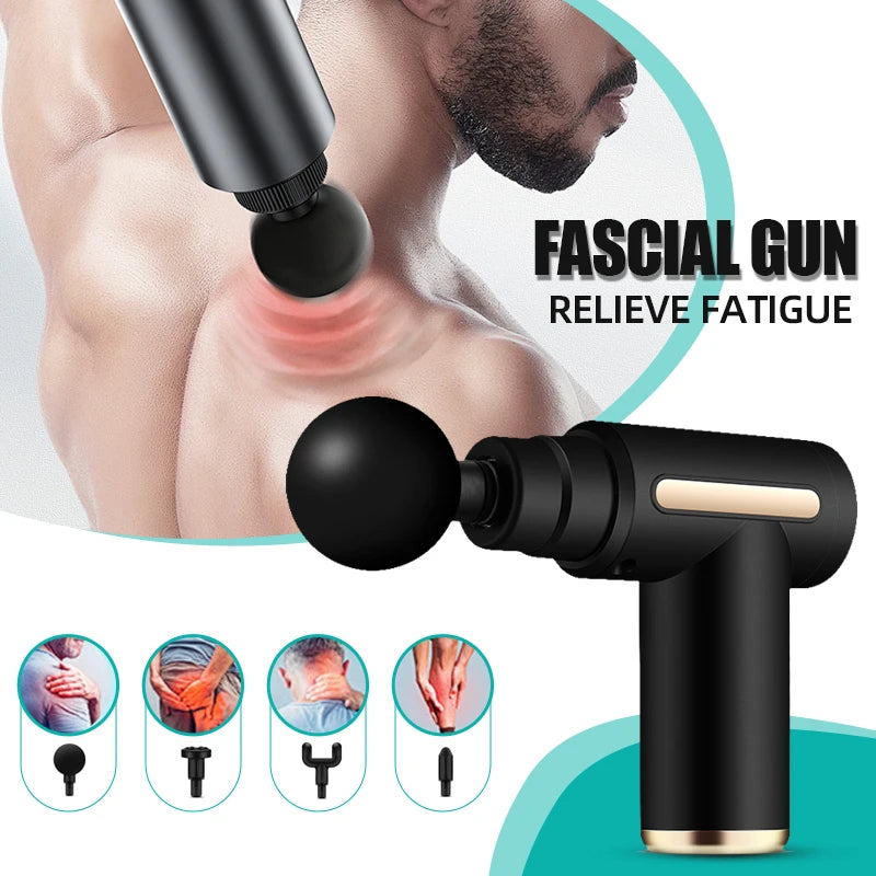Pistola Massageadora Fascial Pro – Alta Performance para Recuperação Muscular