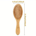 Escova de Bambu Natural YUNTES – Massagem Terapêutica e Estímulo ao Crescimento