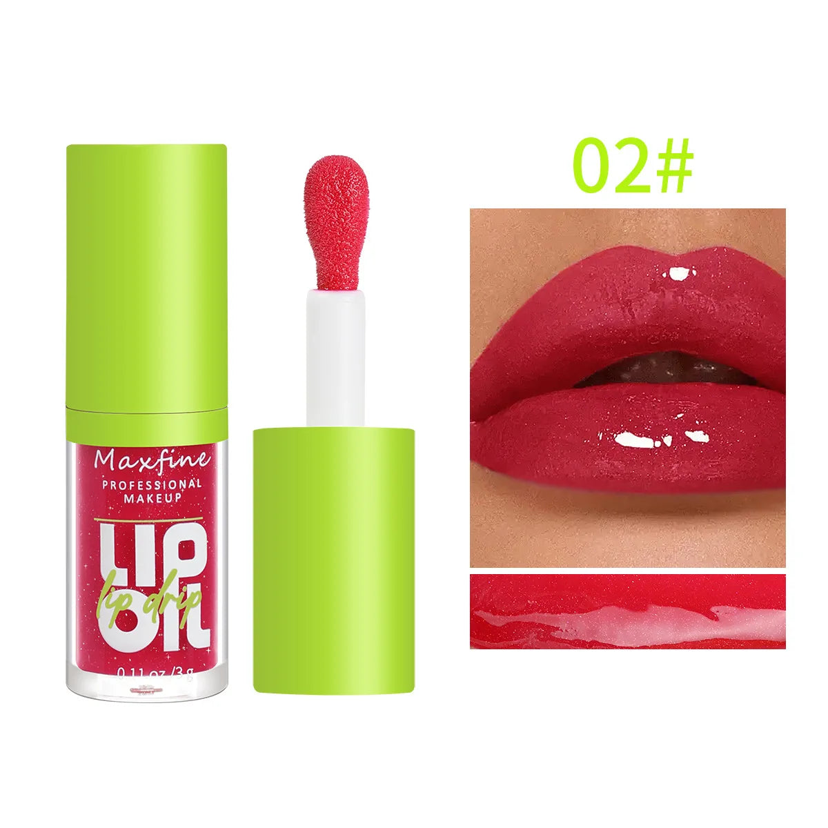 Lip Gloss Green Edition – Acabamento Impecável e Longa Duração