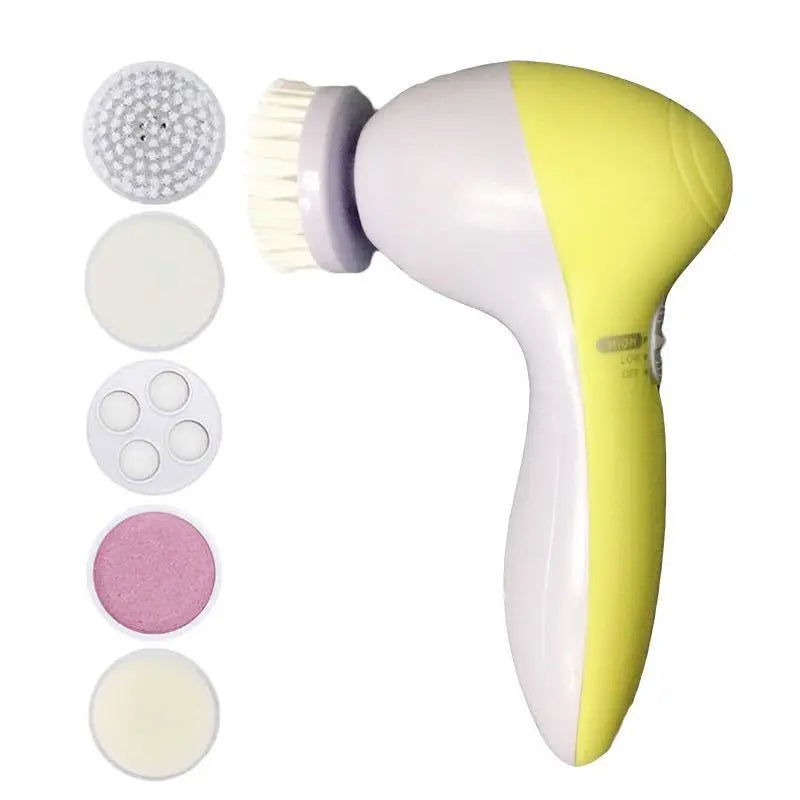 Sistema de Limpeza Facial 5 em 1 – Spa Facial Elétrico Gold Edition
