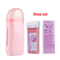 Kit de Depilação Roll-On Profissional Foreverlily – Sistema Aquecedor Completo para Rosto e Corpo