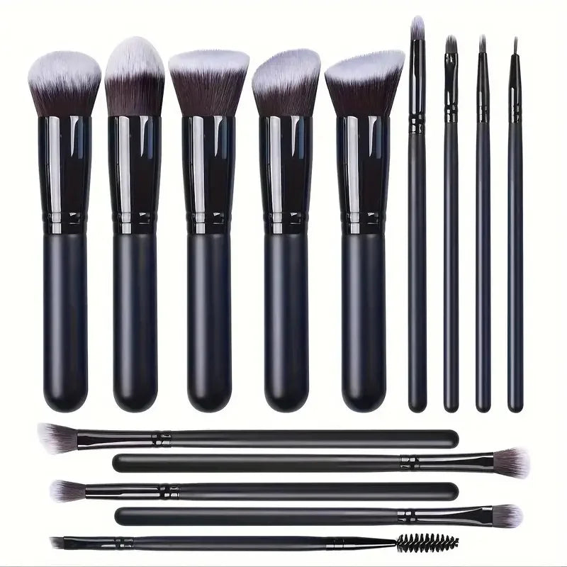 Kit VANDER Luxury 14 Peças: Cerdas de Cabra e Qualidade Profissional