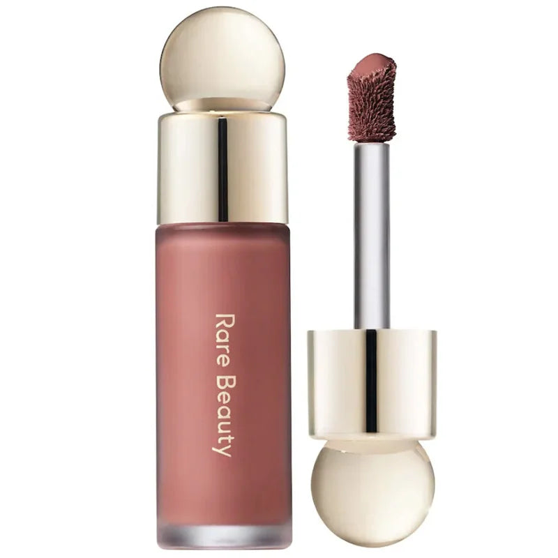 Rare Beauty Blush e Batom Líquido 3 em 1: Cor Natural para Bochechas, Olhos e Lábios