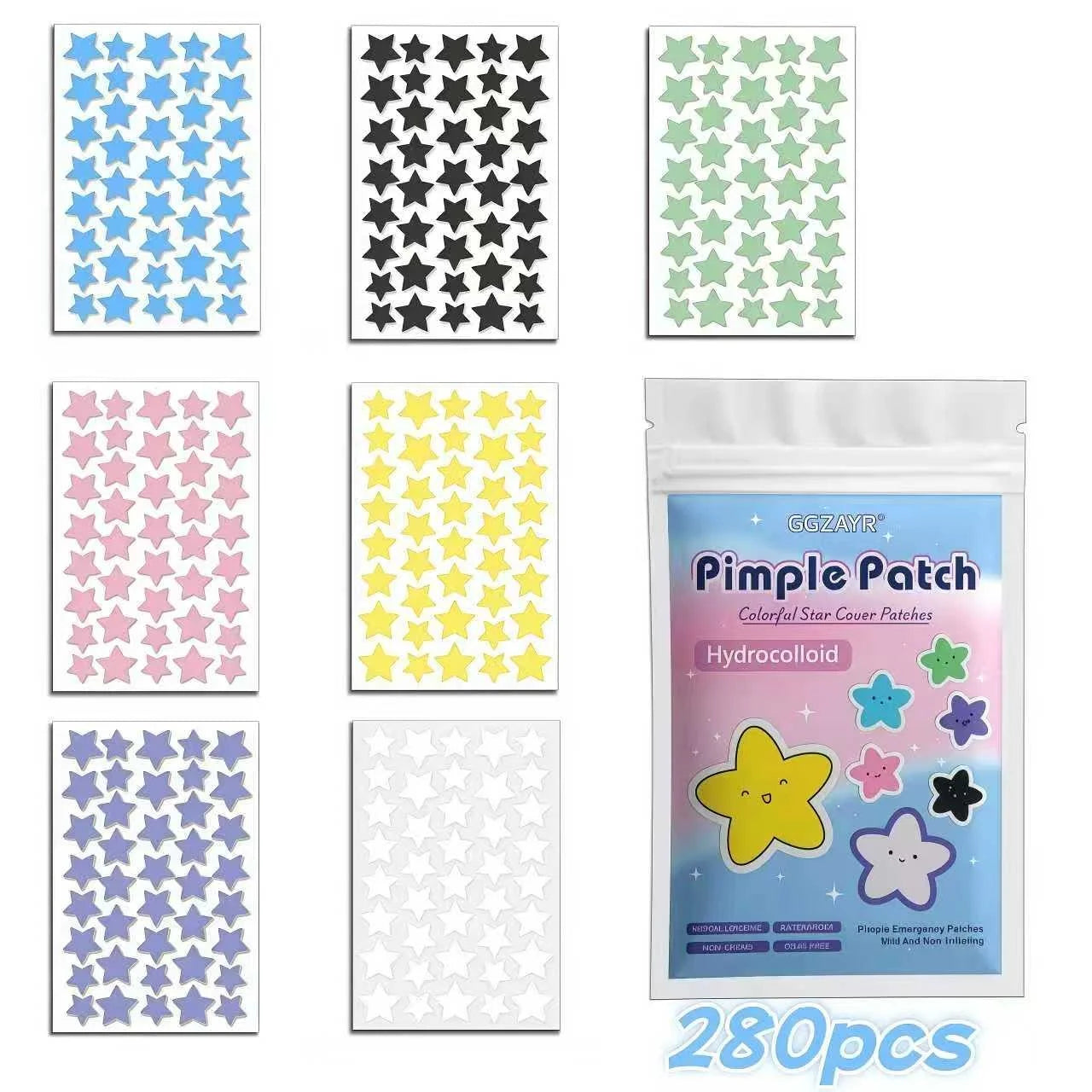 280/1120/1680pcs Mega Combo Adesivos Secativos de Espinhas (Tratamento Completo)