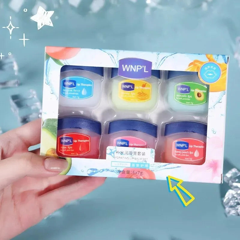 KIT 4/6/8 Unidades Lip Balm Natural – Hidratação Profunda e Brilho de Geleia (Jelly)