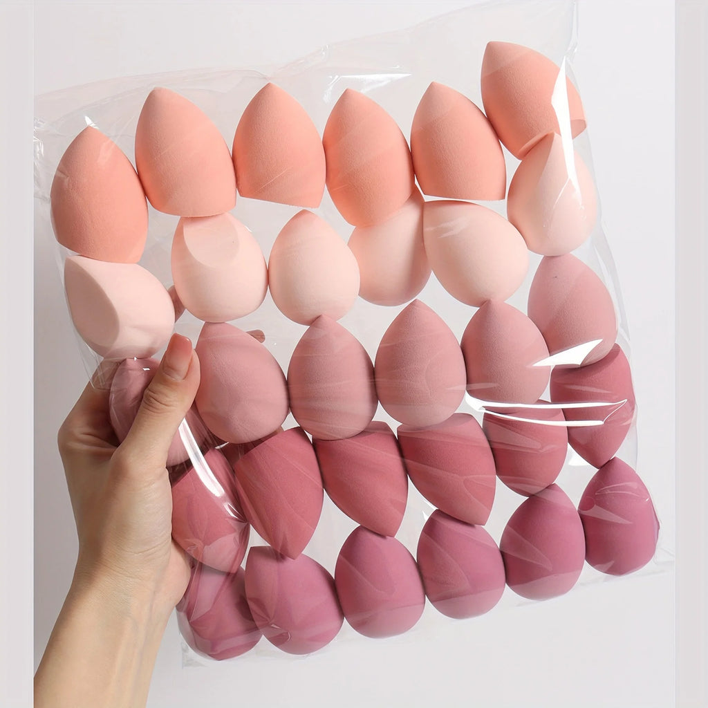 Kit de Esponjas de Maquiagem Profissional – Opções com 7 ou 18 Peças.