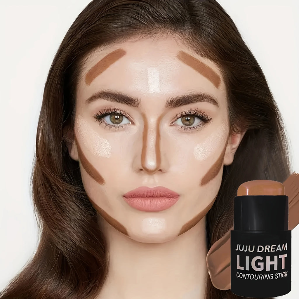 Stick Facial 2 em 1: Corretor de Cor e Iluminador Matte de Longa Duração