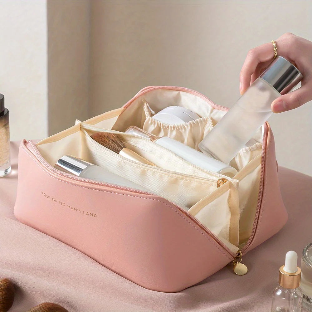 Maleta de Maquiagem Luxury Glow – Estojo de Luxo para Cosméticos