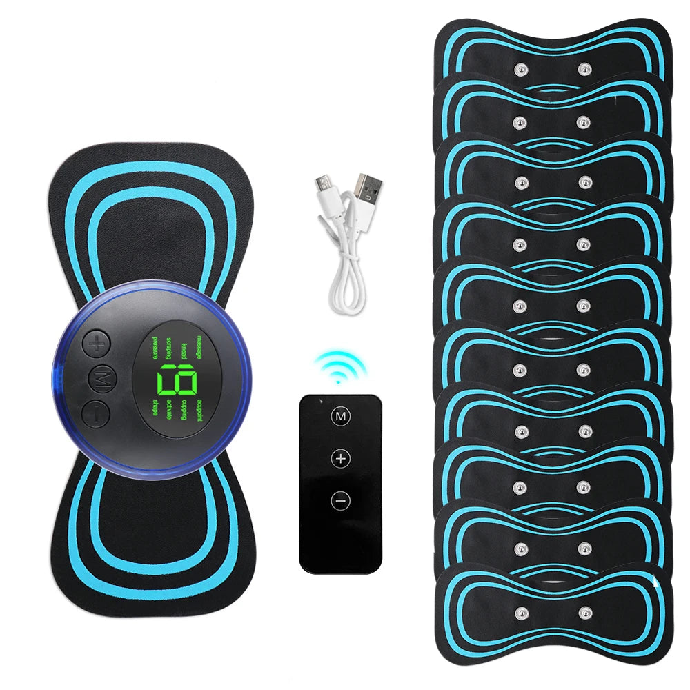 Massageador de Pescoço e Ombros Portátil – Relaxamento Profundo EMS