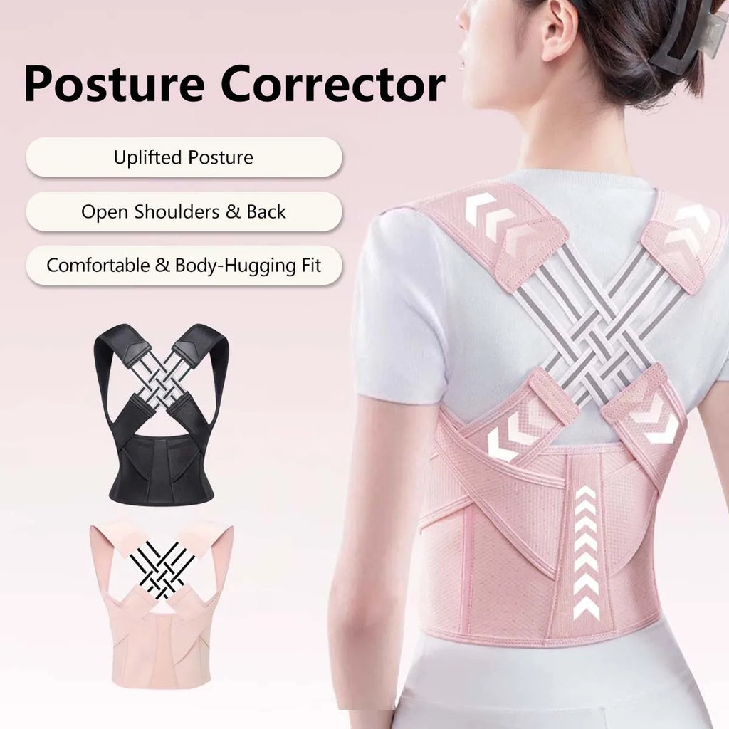 Cinta Modeladora e Corretor Postural 2 em 1 – Alinhamento de Coluna e Suporte Abdominal