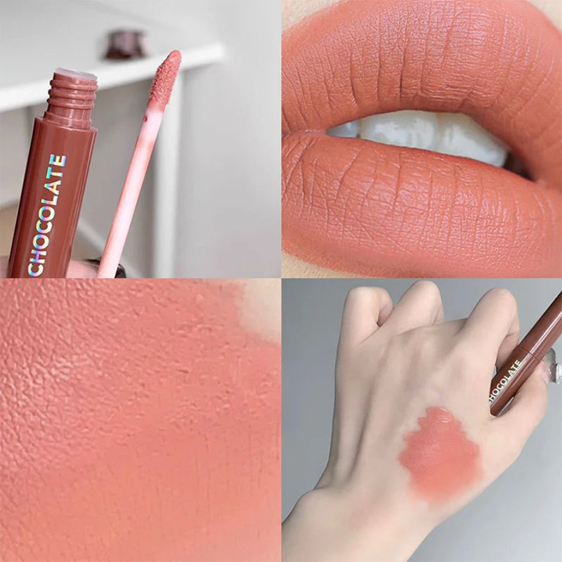 Kit Chocolate Five: 5 Batons Líquidos Matte com Efeito Aveludado