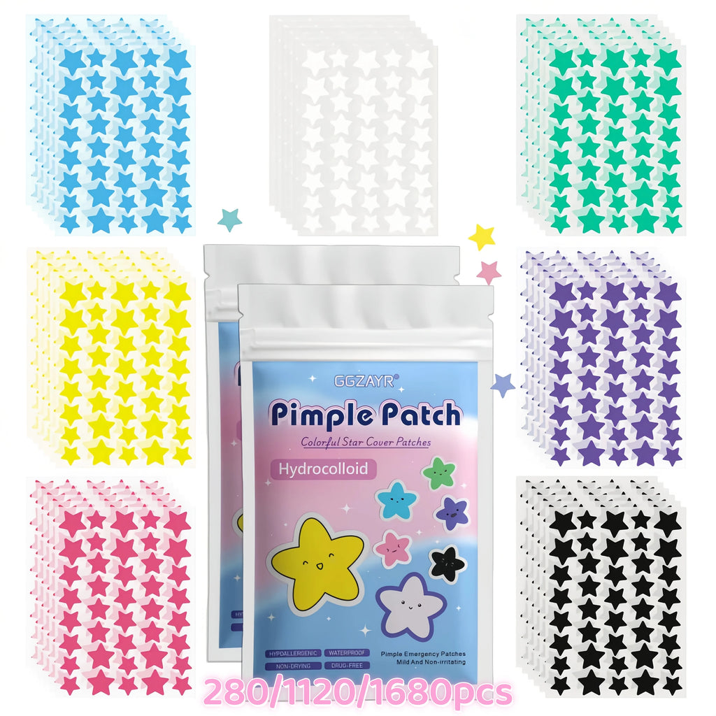 280/1120/1680pcs Mega Combo Adesivos Secativos de Espinhas (Tratamento Completo)