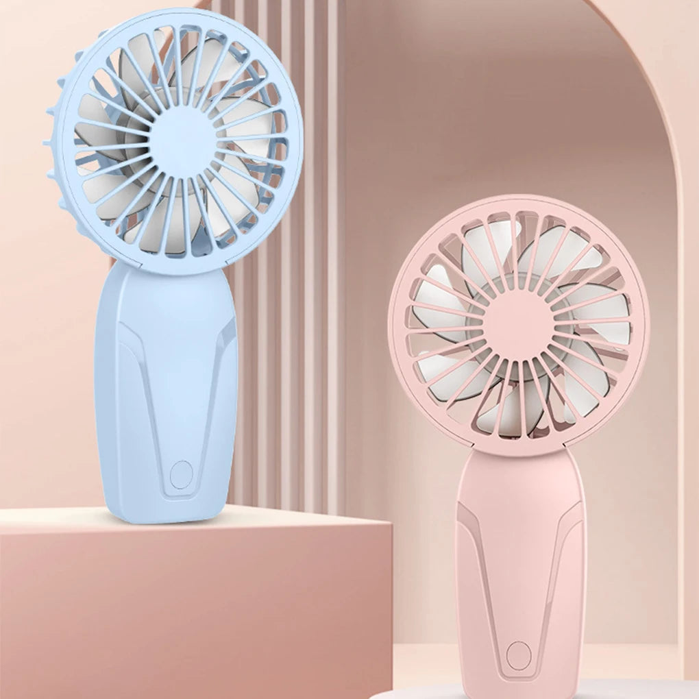 Micro Ventilador de Mão Recarregável – Conforto Térmico de Bolso para o Dia a Dia
