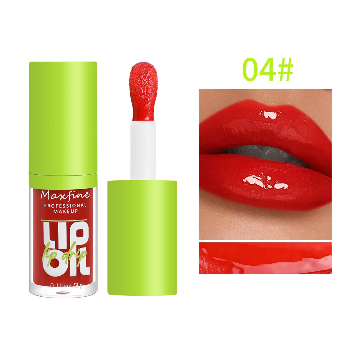 Lip Gloss Green Edition – Acabamento Impecável e Longa Duração