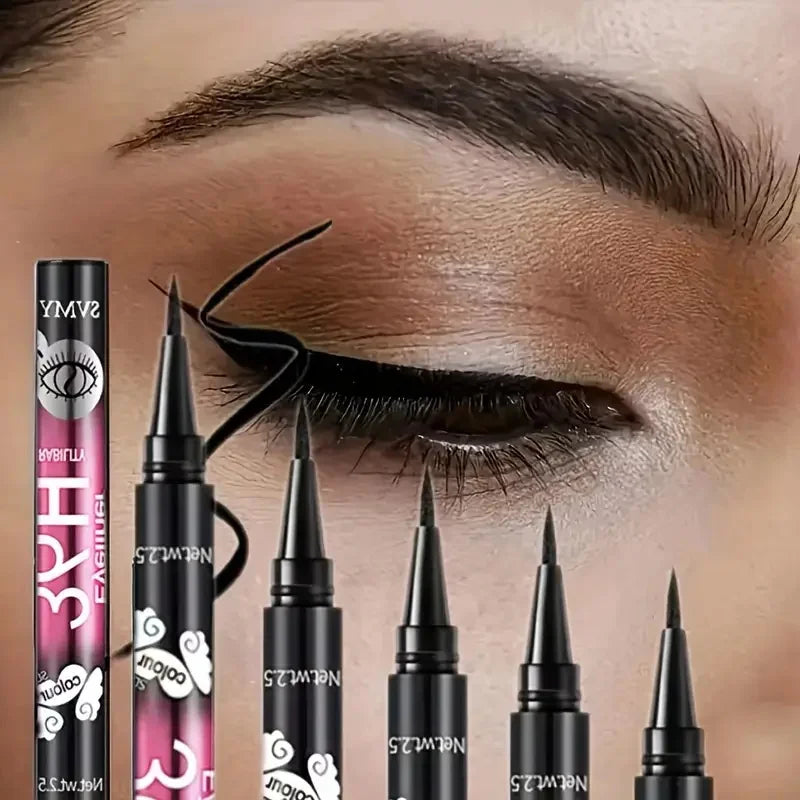 Kit 12 Canetas Delineadoras Black: Ultra Preta, À Prova D'água e Longa Duração