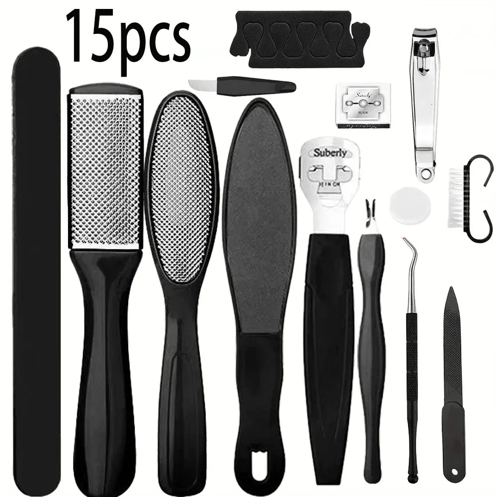 Kit Pedicure de Alta Performance – Removedor de Calosidade em Aço Inoxidável