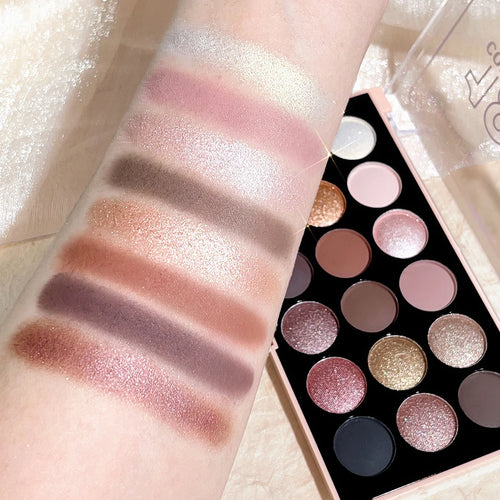 18-Cores Paleta de Sombras ANNA ROSE de Alta Performance