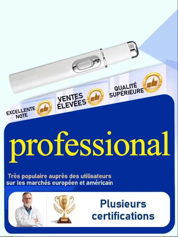 Removedor de Manchas e Verrugas Elétrico – Tratamento Caseiro de Alta Precisão com Luz Azul