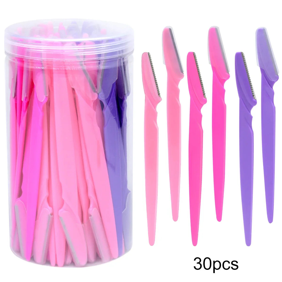 Mega Kit 30 Lâminas de Sobrancelha ZXZZS – Edição com Estojo Organizador