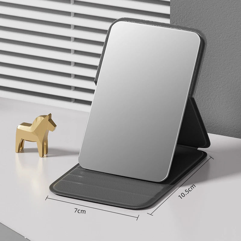 Mini Espelho de Maquiagem Articulado – Perfeito para Mesa, Escritório e Dormitório