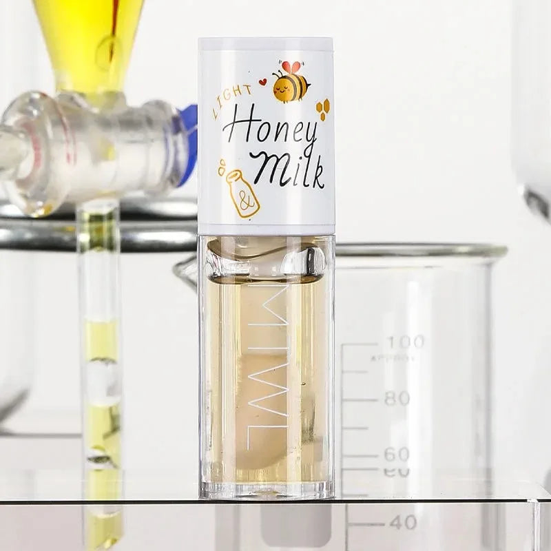 Gloss Labial White Peach & Honey – Lábios Macios, Perfumados e Irresistíveis
