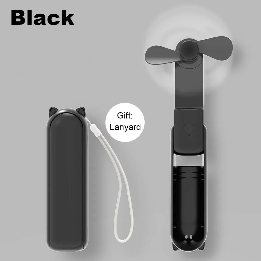 Ventilador de Mão Raugee 2000mAh – 3 Velocidades e Até 48h de Autonomia