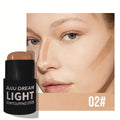 Stick Facial 2 em 1: Corretor de Cor e Iluminador Matte de Longa Duração